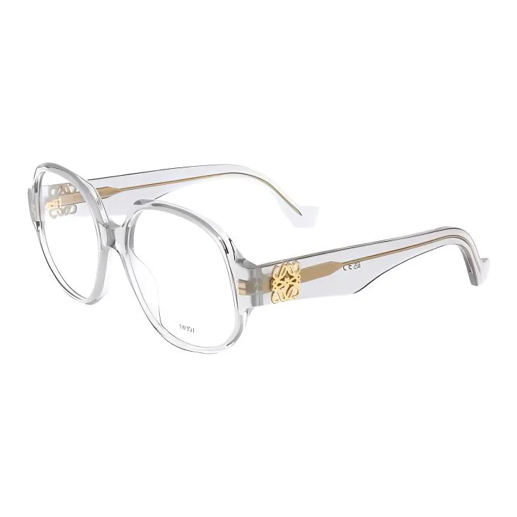 LOEWE Ацетат Нерегулярная форма Оправы для очков Женские Серый