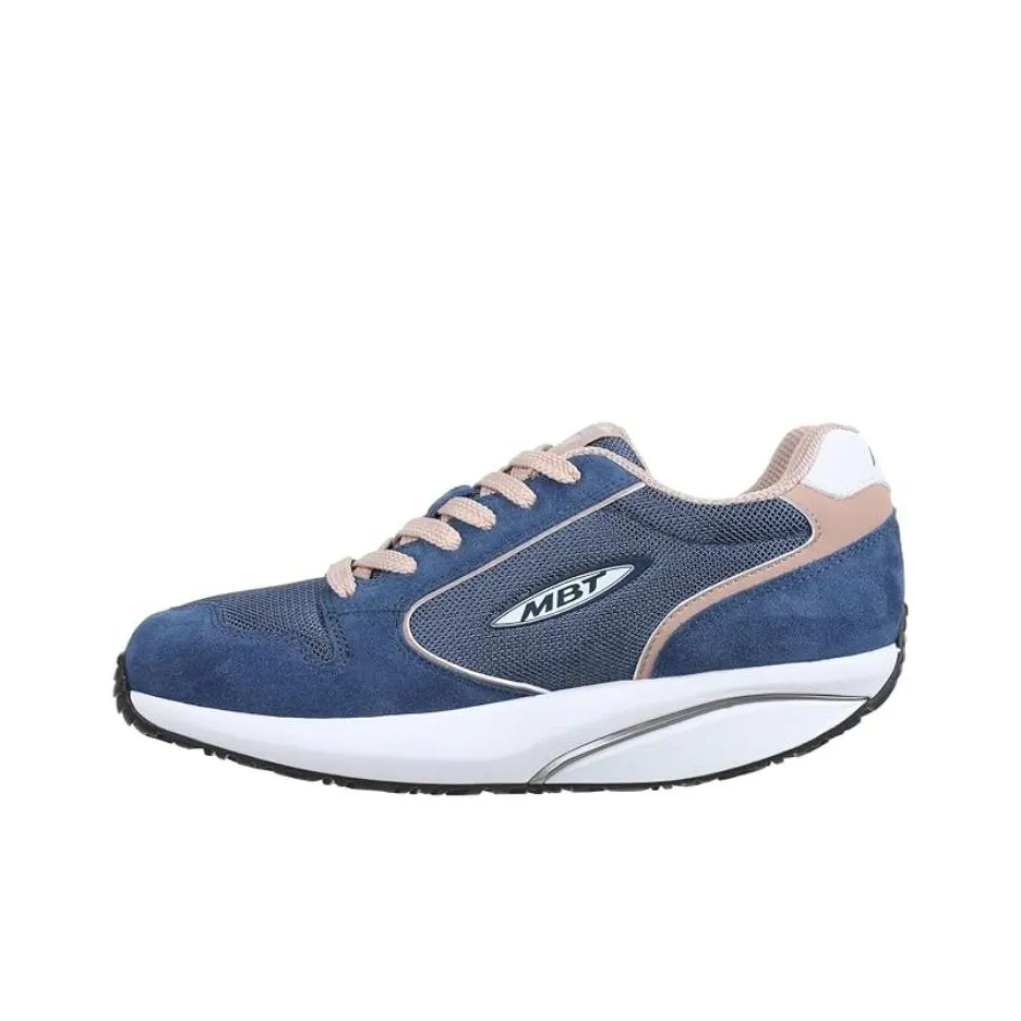 MBT Anti Slip Wear Resistant Low Top Casual Shoes Men's Vintage Blue