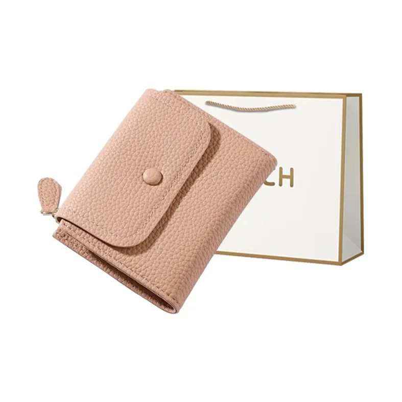 BRINCH ПУ (полиуретан) Монетница Кошелек Держатель для карт Стандартный Женский Розовый Красный Желтый