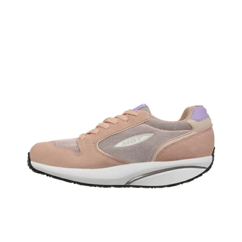 MBT Anti Slip Wear Resistant Low Top Casual Shoes Women's Beige Yellow