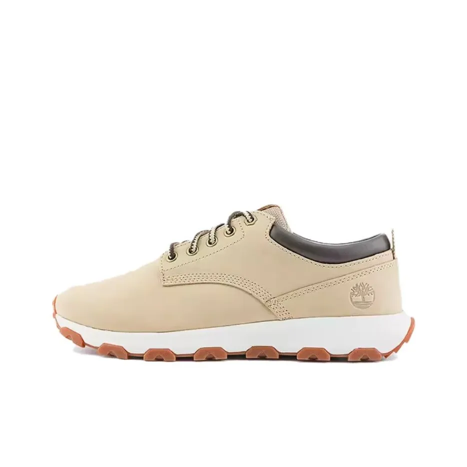 Timberland Противоскользящий Устойчивый к износу Легкий Низкий Отскок Повседневная обувь Мужская Светлый Бежевый