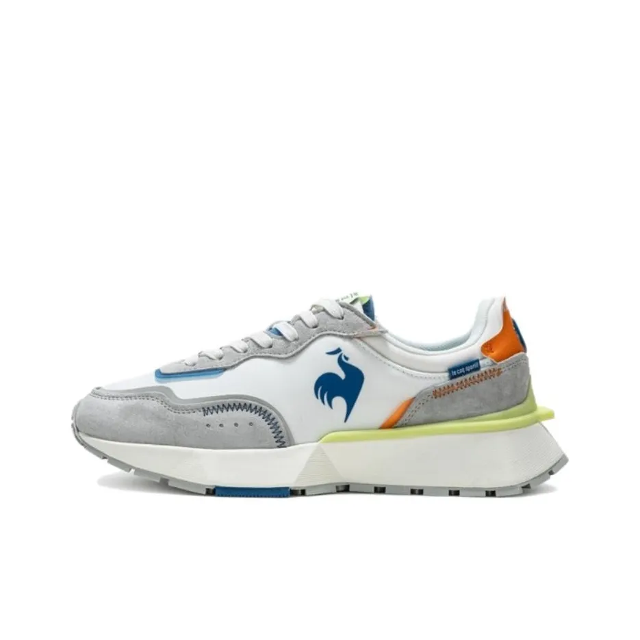 Le Coq Sportif Cushioning Anti-Slip And Wear-Resistant Low-Top Casual Shoes Men's Beige Gray