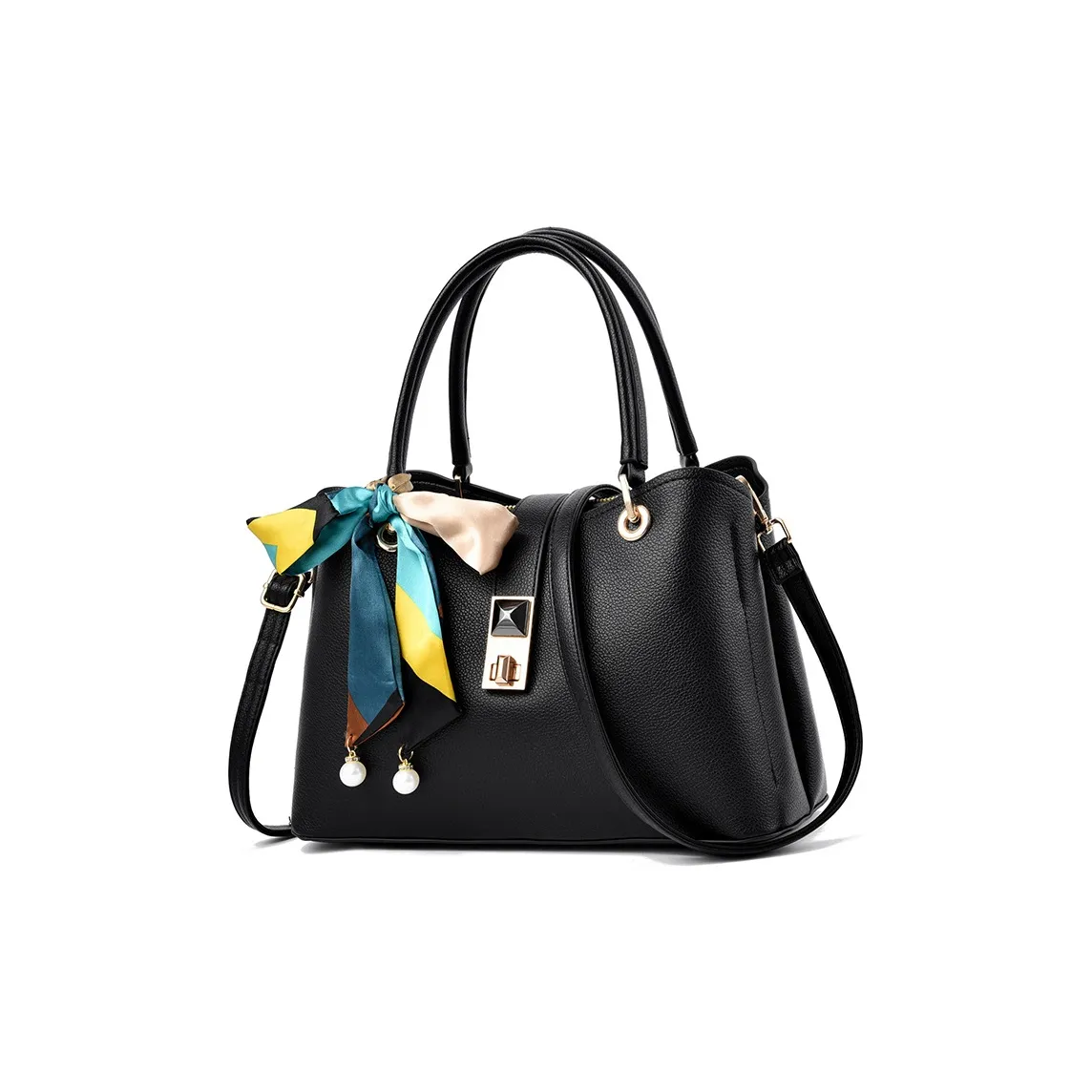 Dusen Kangaroo ПУ (полиуретан) Сумка Сумка через плечо Сумка через плечо Стандартная Женская Белая Черная Красная Темно-синяя Бордовая