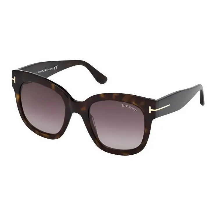 TOM FORD Square Sunglasses Men's Brown