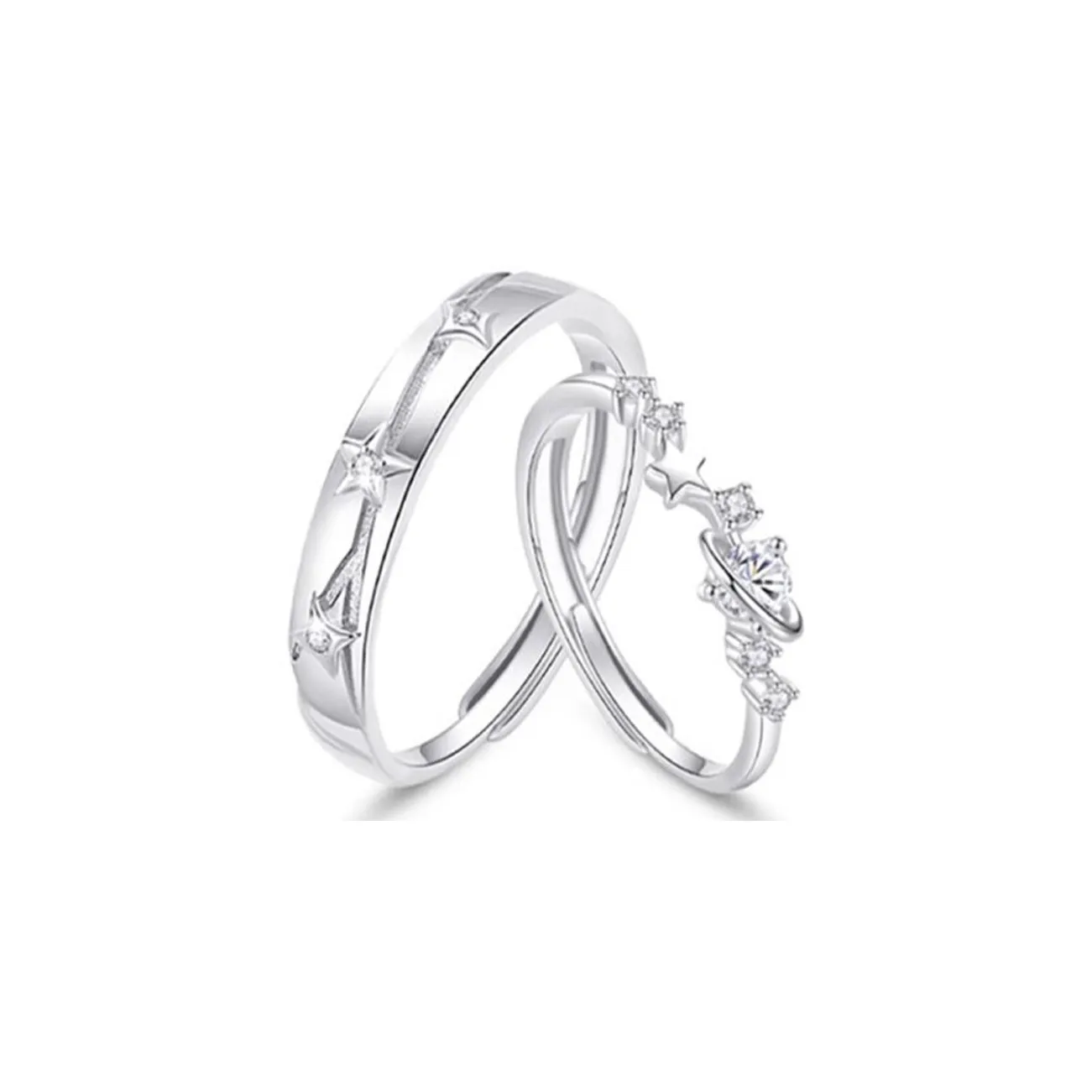 JONNY MOORE Цирконовые кольца унисекс