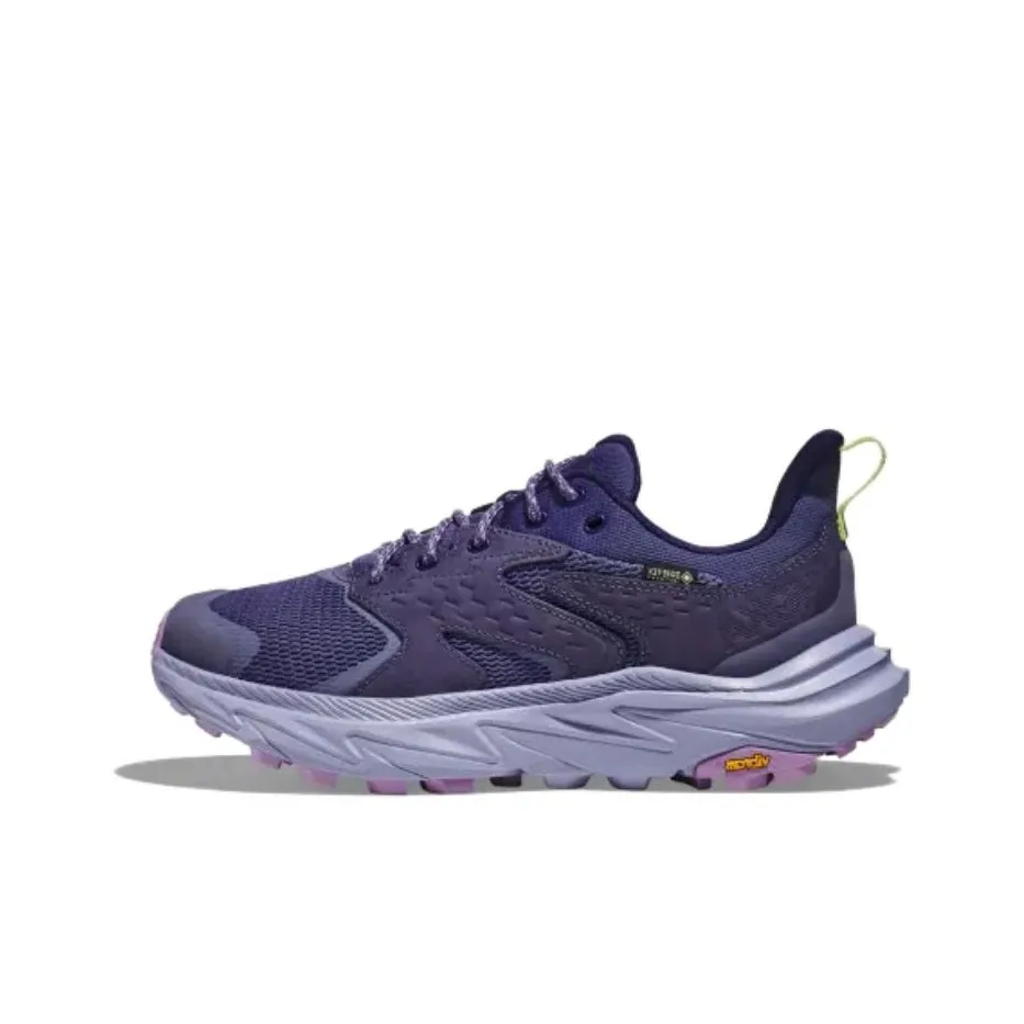 HOKA ONE ONE Anti Slip Wear Resistant Low Top Hiking Shoes Women's Purple