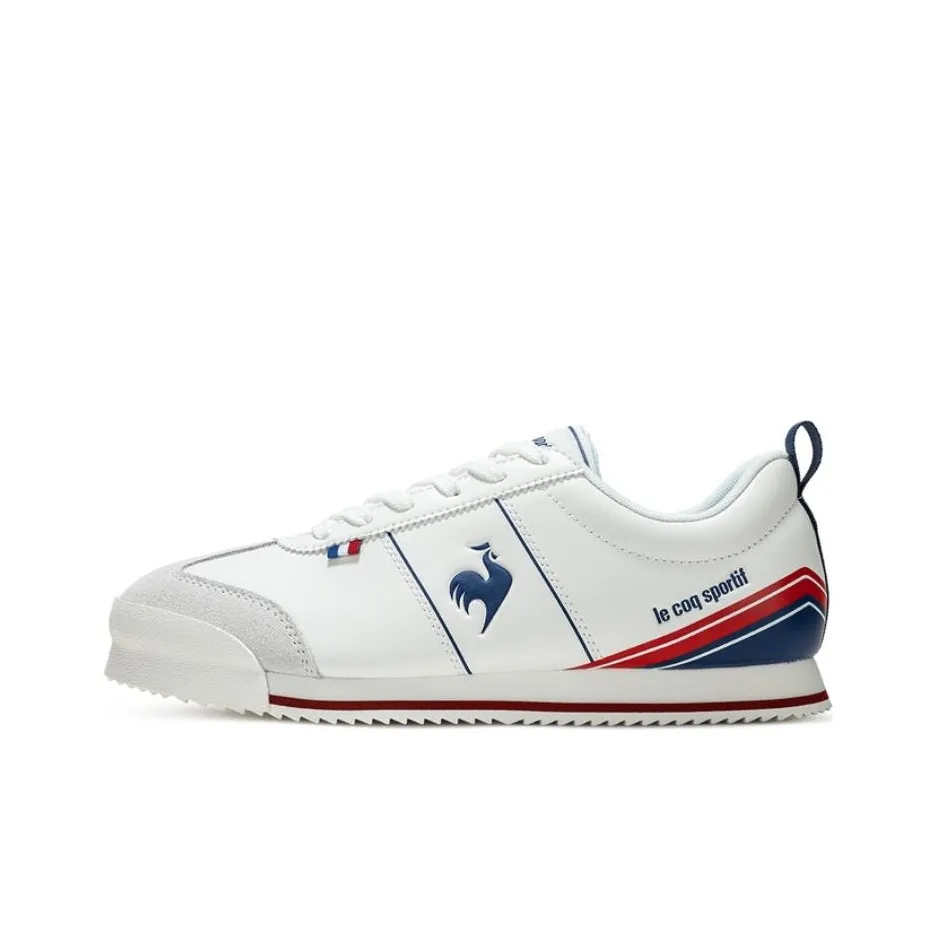 Le Coq Sportif Противоскользящий устойчивый к истиранию низкий топ повседневная обувь женский белый синий красный