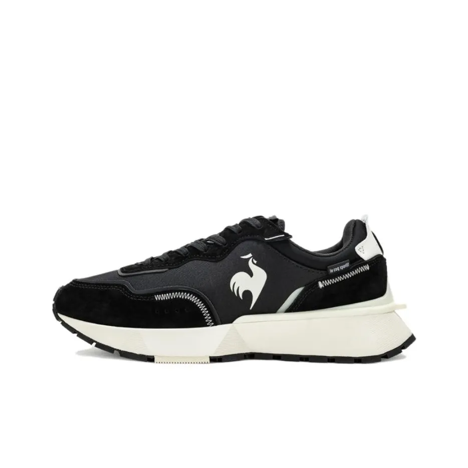 Le Coq Sportif Slip-resistant Abrasion-resistant Low Top Casual Unisex Black Л Кок Спортив Противоскользящий Устойчивый к истиранию Низкий Топ Повседневный Унисекс Черный