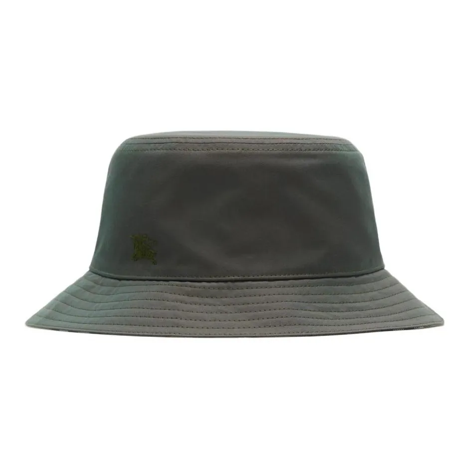 Burberry Cotton Bucket Hats Unisex Green