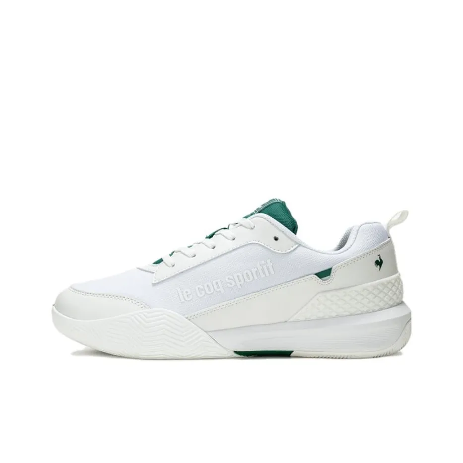 Le Coq Sportif Низкие кроссовки для тенниса унисекс белые зеленые