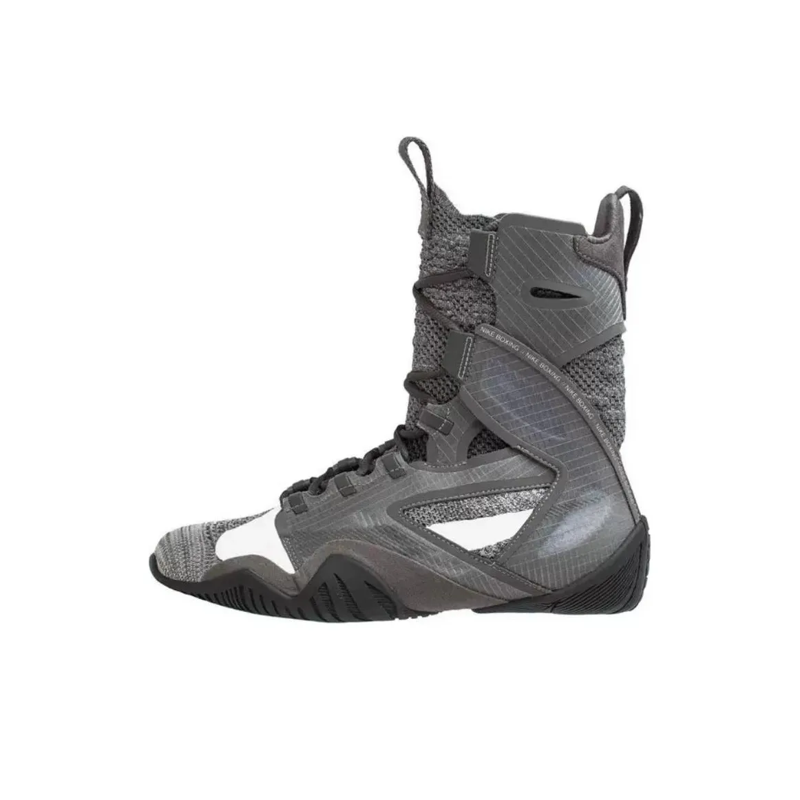 Nike HyperKO Anti Slip Wear Resistant High Top Training Shoes Unisex Gray