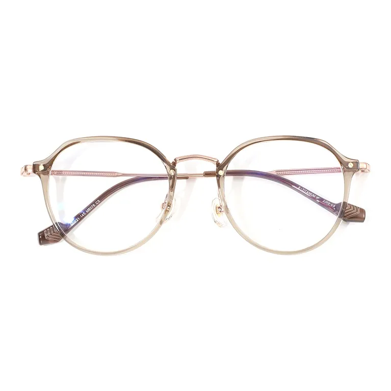 RUOYUN TR Памятный пластик TR90 Нержавеющая сталь Круглые Оправы для очков Женские