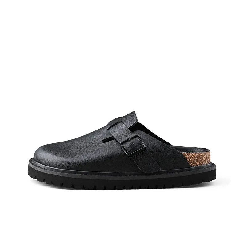 HANQIAORIJI Broken Cocoon series Устойчивый к истиранию Домашние тапочки Мужские Черные