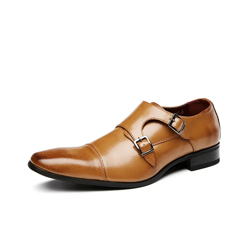 Bellum Han Dress Shoes Men's Low Top Black, Brown
