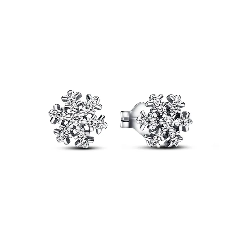 Pandora 925 Sterling Silver Stud Earrings Women's