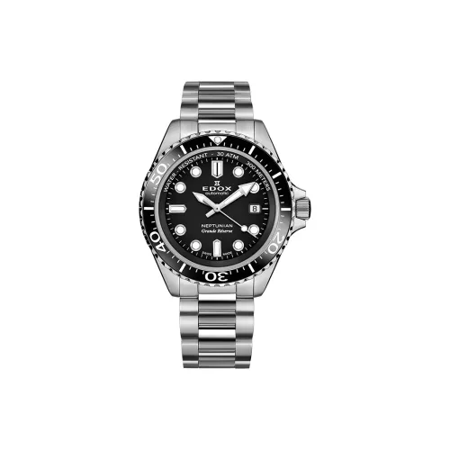 EDOX Автоматический Механический Часы Мужские Movement 42 мм Черные