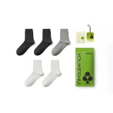 [7A 항균] 트와일라잇 블랙 + 트와일라잇 블랙 + 로우 화이트 + 로우 화이트 + 라이트 위스테리아 그레이