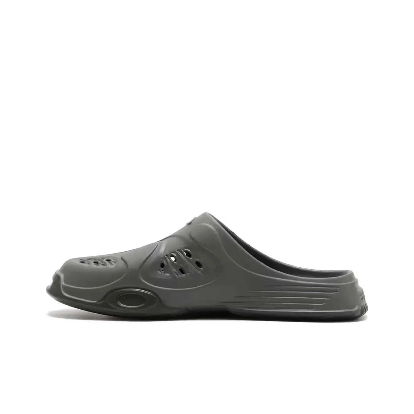Oakley Factory Team Slip Resistant Wrap toe Slippers Men's Gray