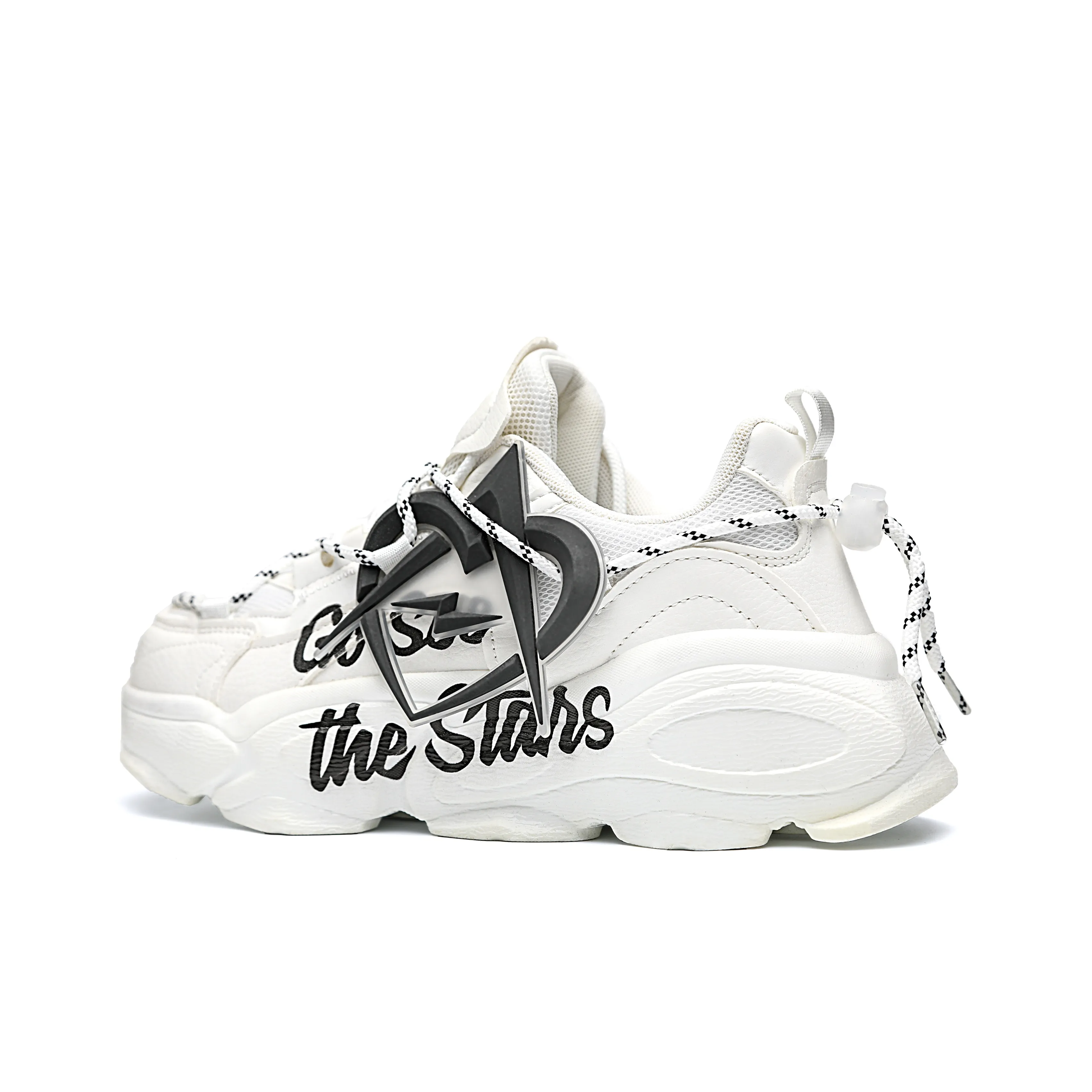 MVA Chunky Sneakers Unisex Low Top Black