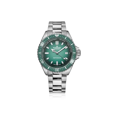 EDOX Автоматический Механический Часы Мужские Movement 44 мм Зеленые