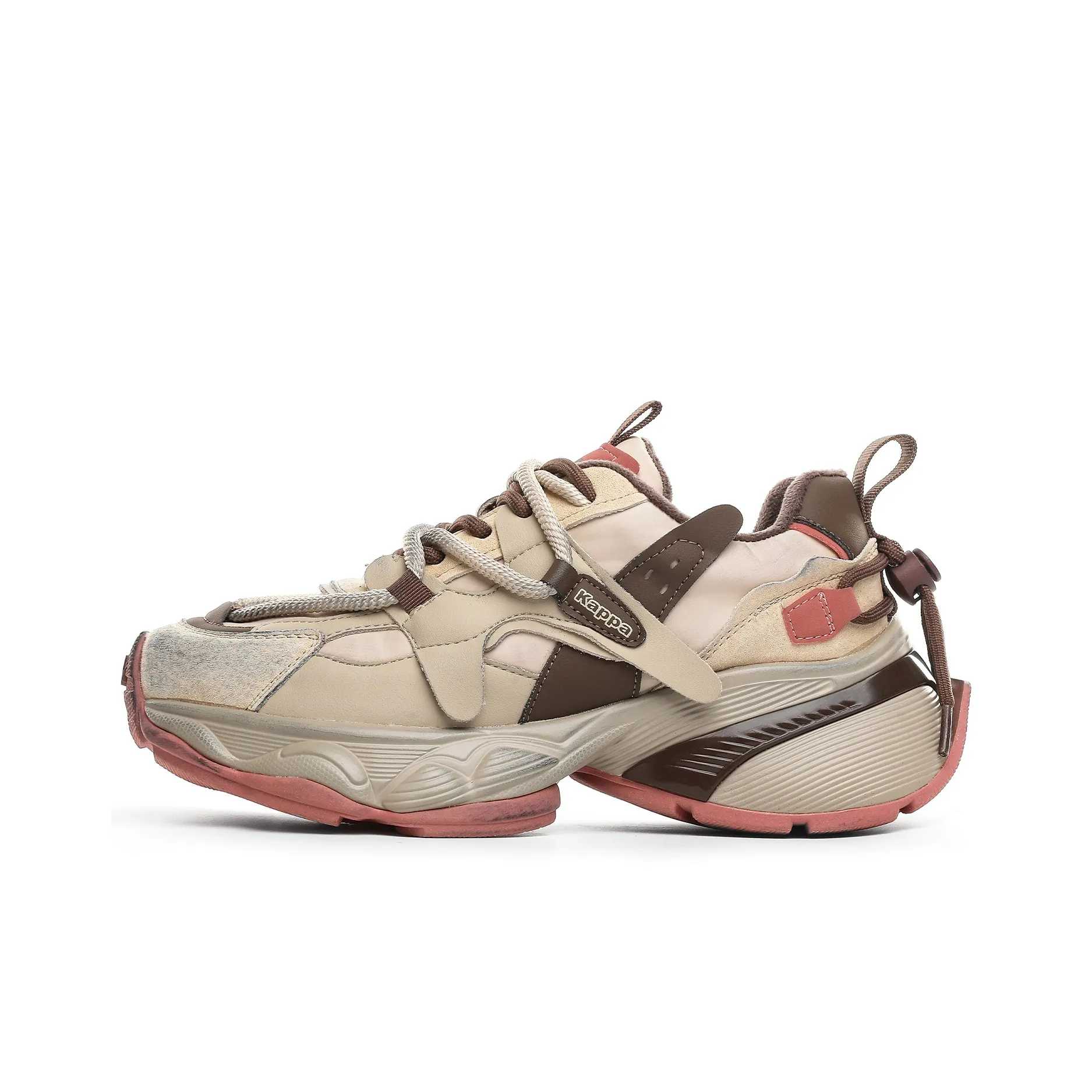 KAPPA Потертый обувь противоскользящая устойчивая к истиранию регулируемая высота термостойкий низ кроссовки с толстой подошвой женские