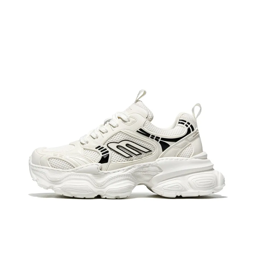 MOERBAI Height Increasing Breathable Low-Top Jogging Vintage Chunky Sneakers Men's