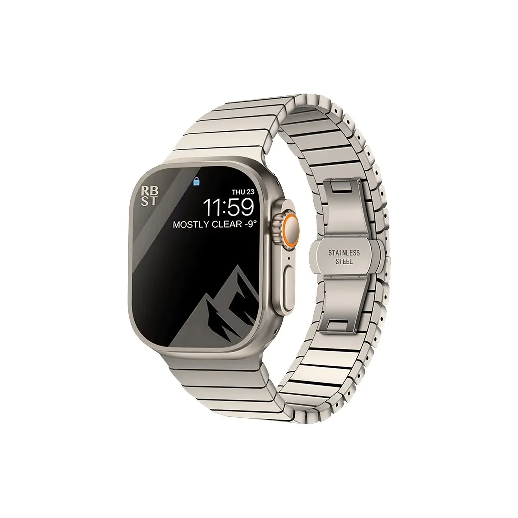 Penc Iwatch Ремешок Apple Совместимость Нержавеющий Стальной Материал