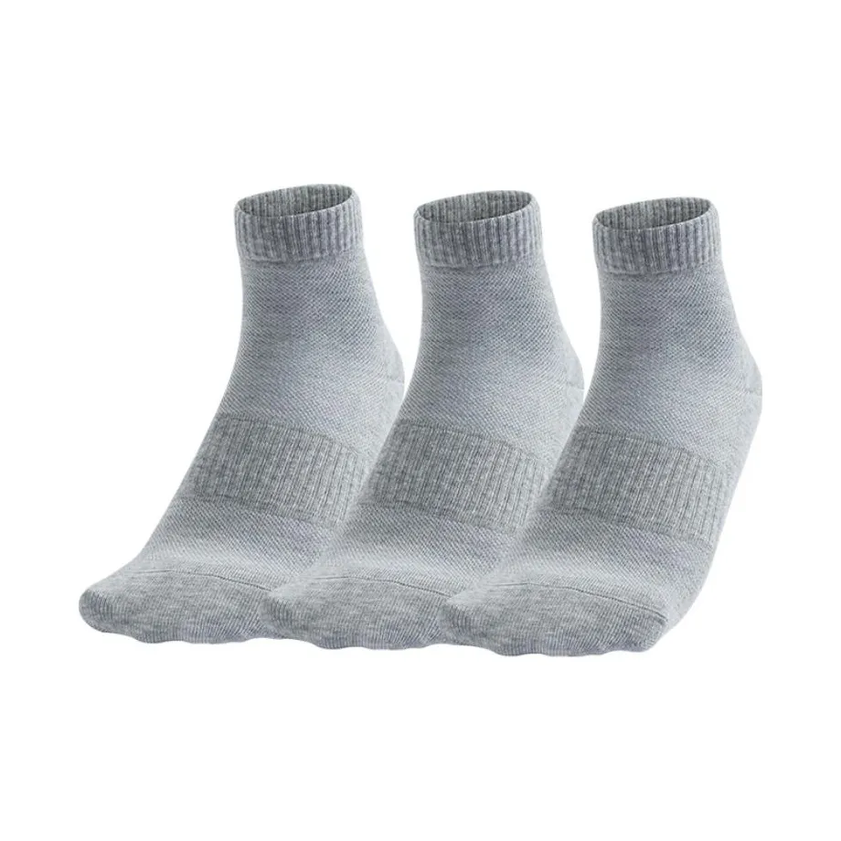 ANTA ZONGXUNXILIE Носки Crew Унисекс 3 упаковки Светлый Фотиния Серый