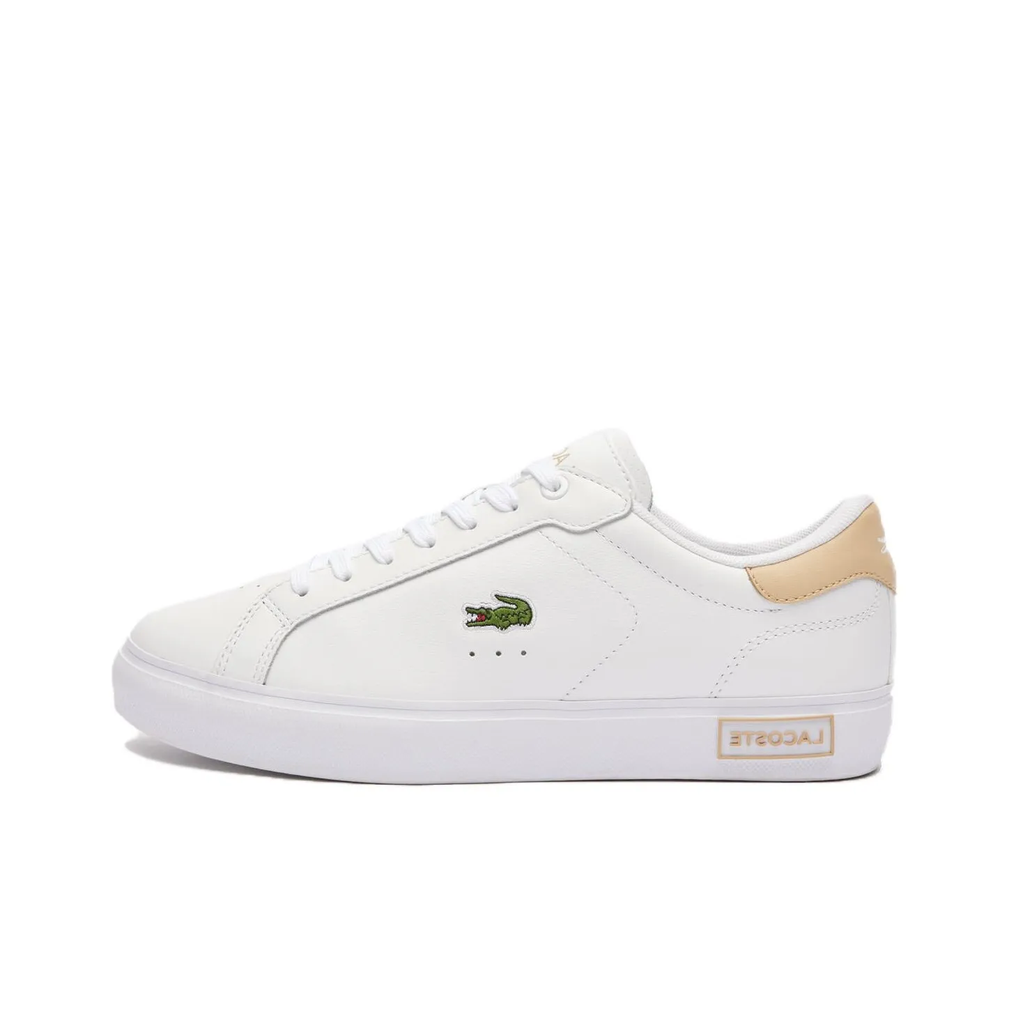 LACOSTE Powercourt Low Top Skateboard Shoes Women's White