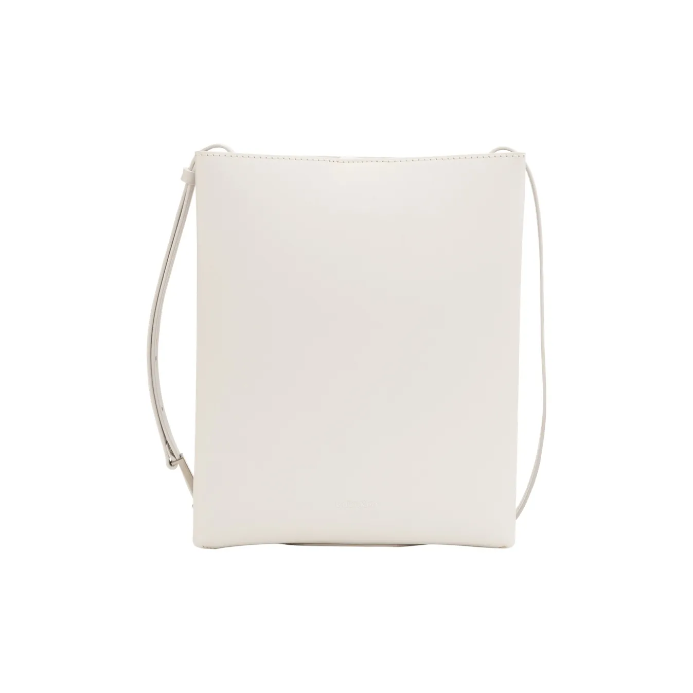 CALVIN KLEIN Simply White Summer Collection Cow Leather Square Bag, Shopping Paper Bag, Crossbody Bag Women's Cow Ivory