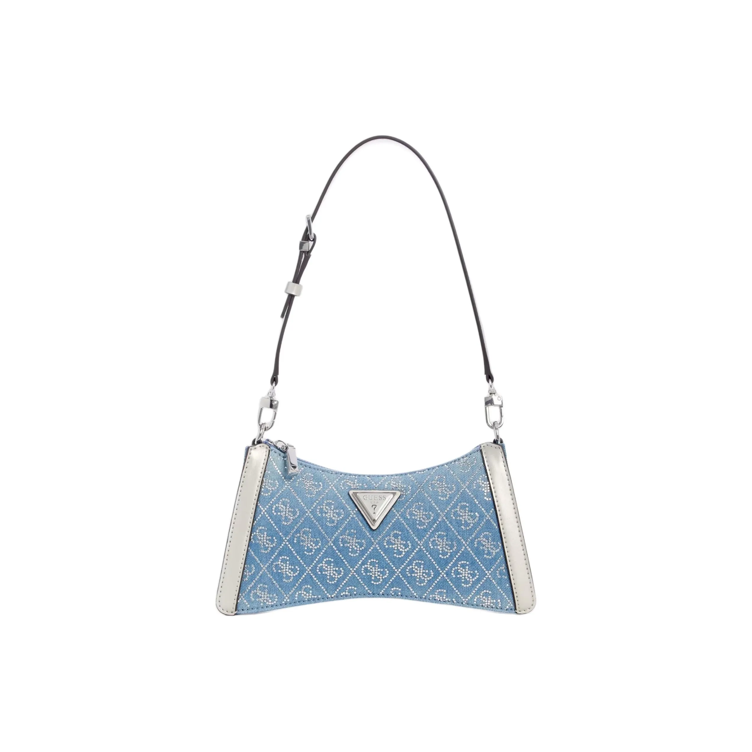 GUESS Faux Leather Handbag, Shoulder Bag Regular Women's Blue