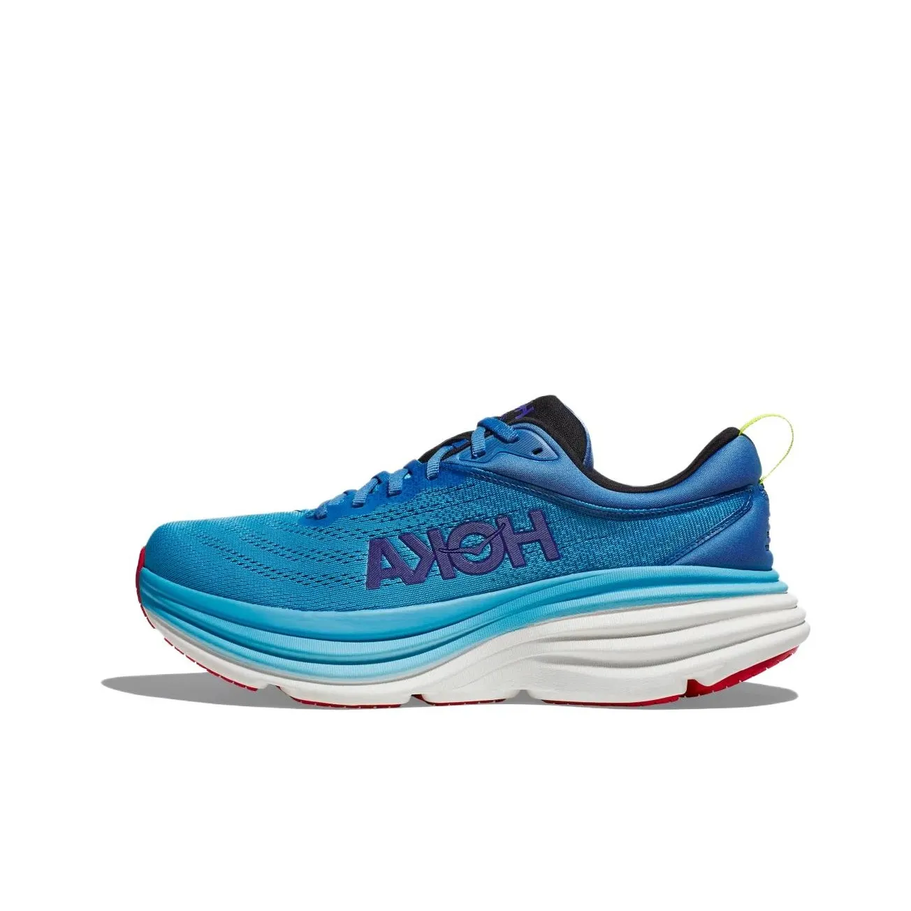 HOKA ONE ONE Bondi 8 Running Shoes Men Low Top Vapor Blue/Swim Day
