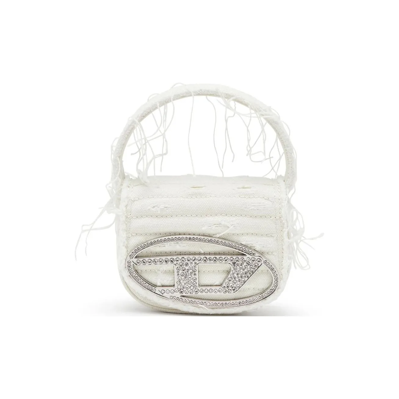 DIESEL 1Dr Xs Embellished Distressed Mini Tote Bag