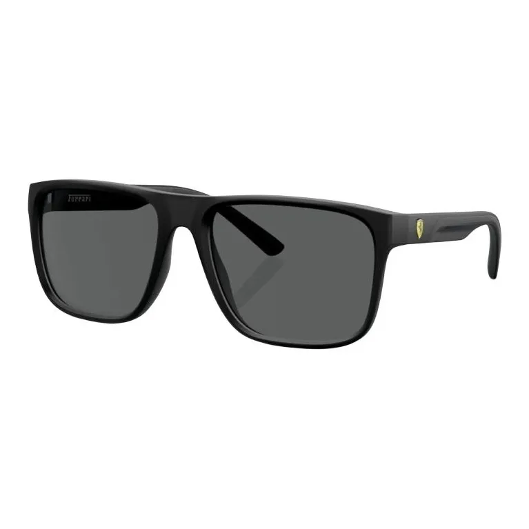 Ferrari Injection Molded Square Sunglasses Unisex Black