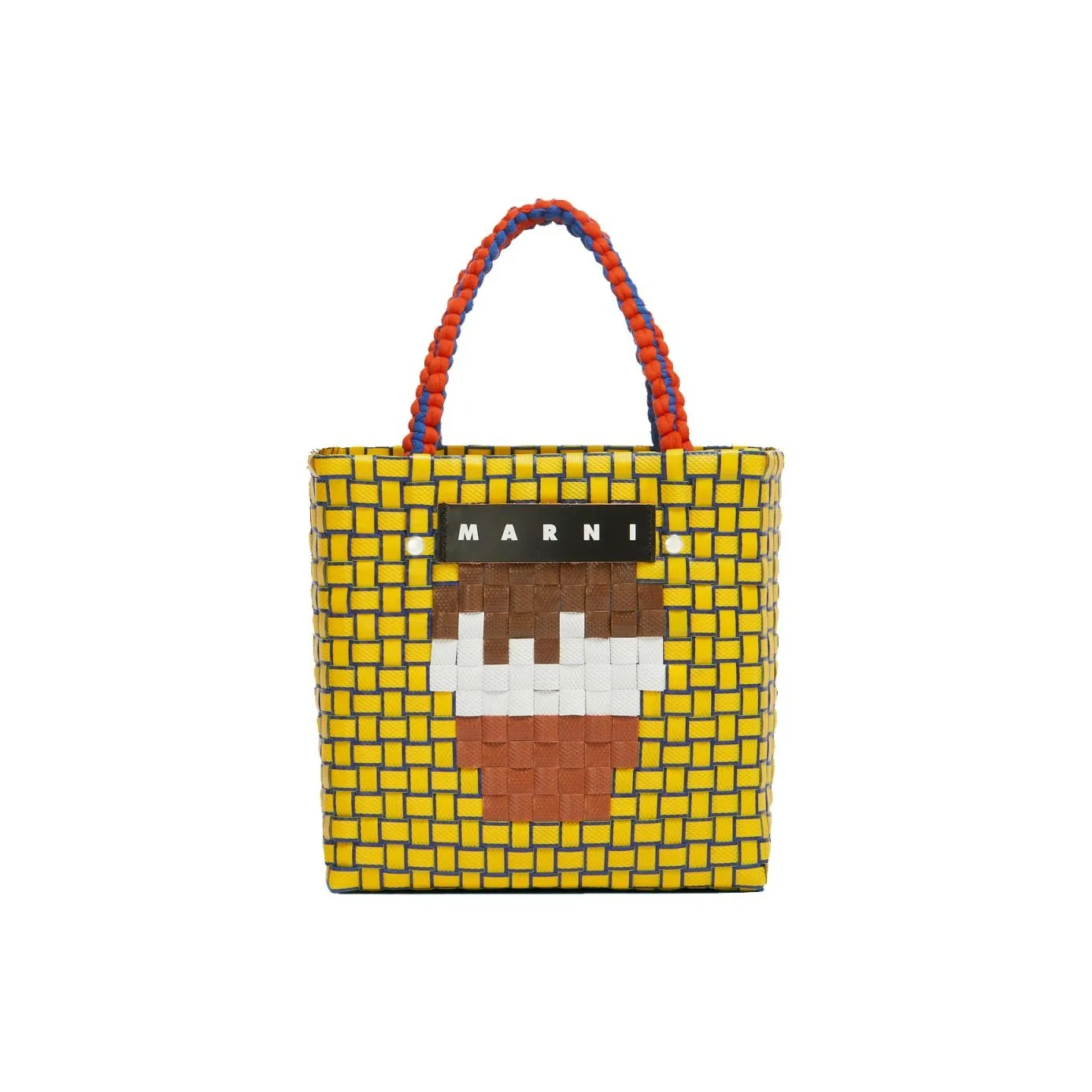 MARNI Полипропиленовая сумка-тоут сумка для покупок мини-сумка женская желтая