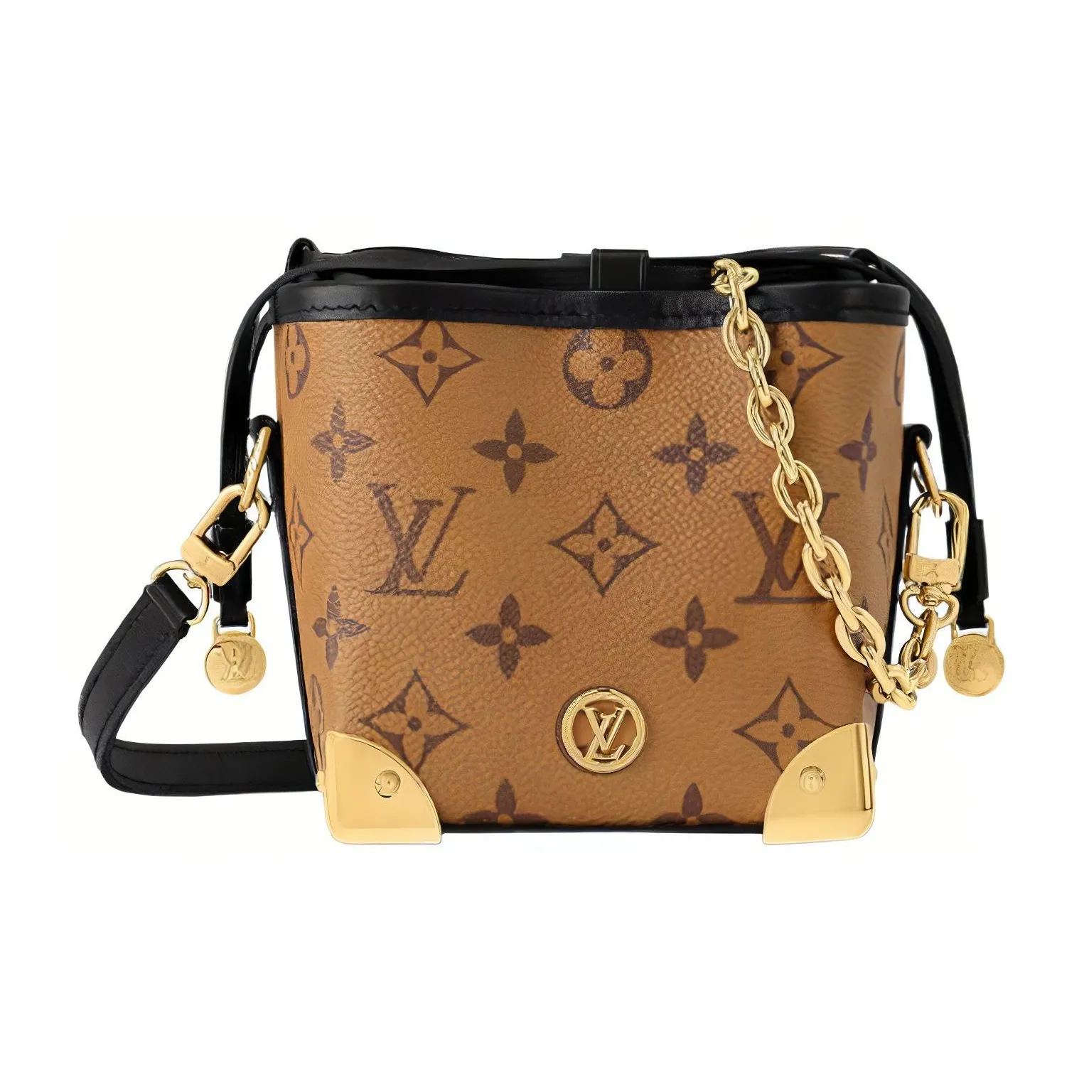 LOUIS VUITTON NOE Leather Bakery Bag, Bucket Bag, Crossbody Bag, Shoulder Bag Women's Brown