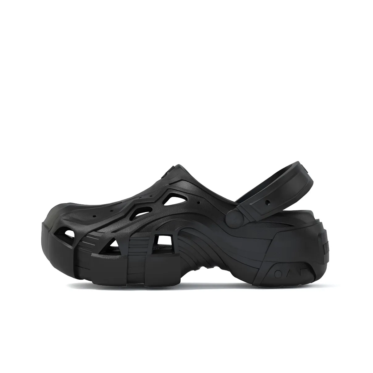 Shoes OLEKSY 788-228 Colourful Gold Mask Clogs Unisex Reef Stone Black