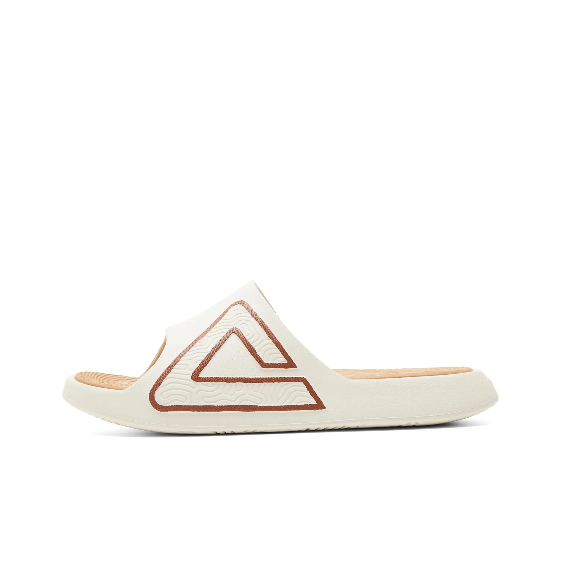 PEAK Слипоны Мужские Холст Белый Красный Коричневый