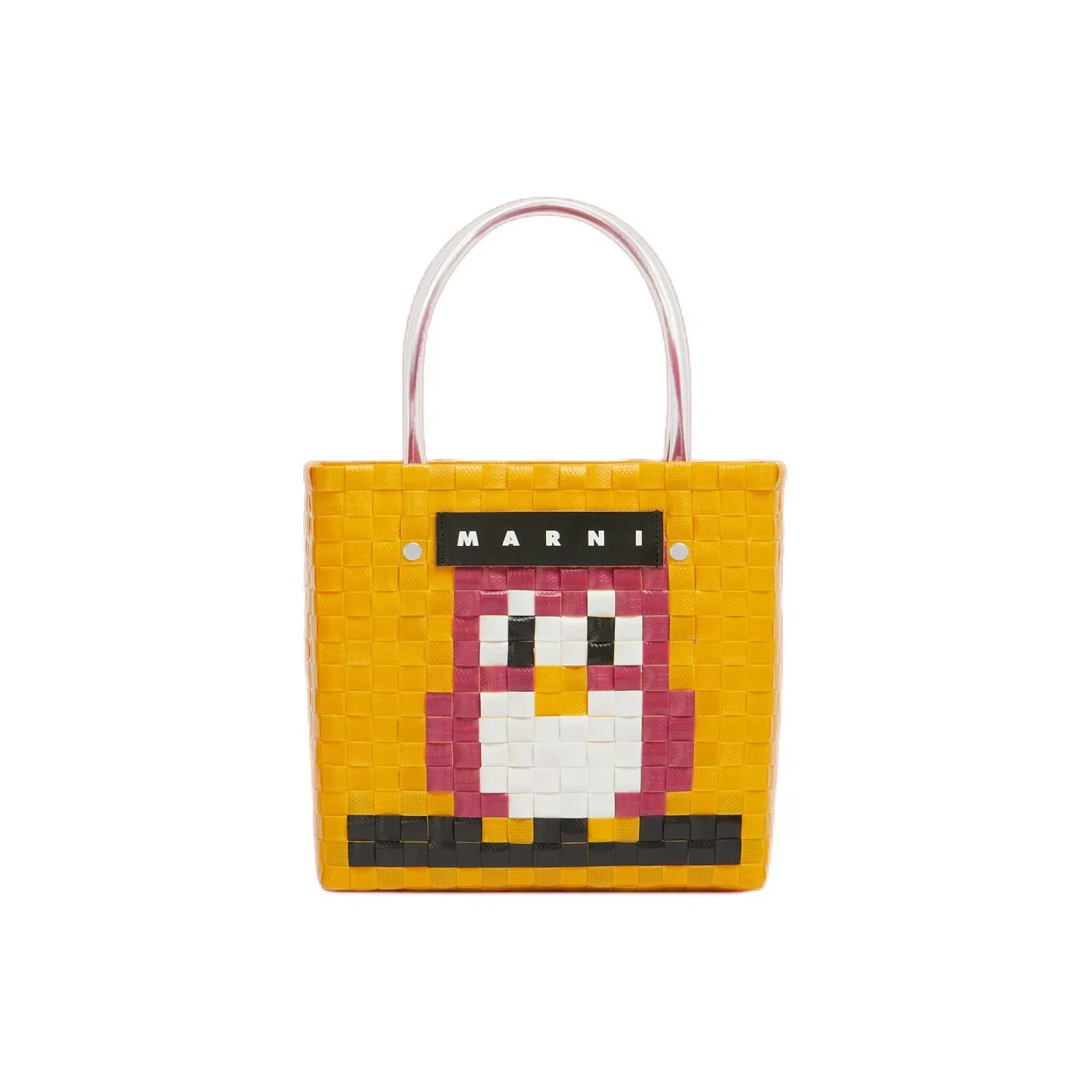 MARNI Полипропиленовая сумка-тоут сумка для покупок женская желтая