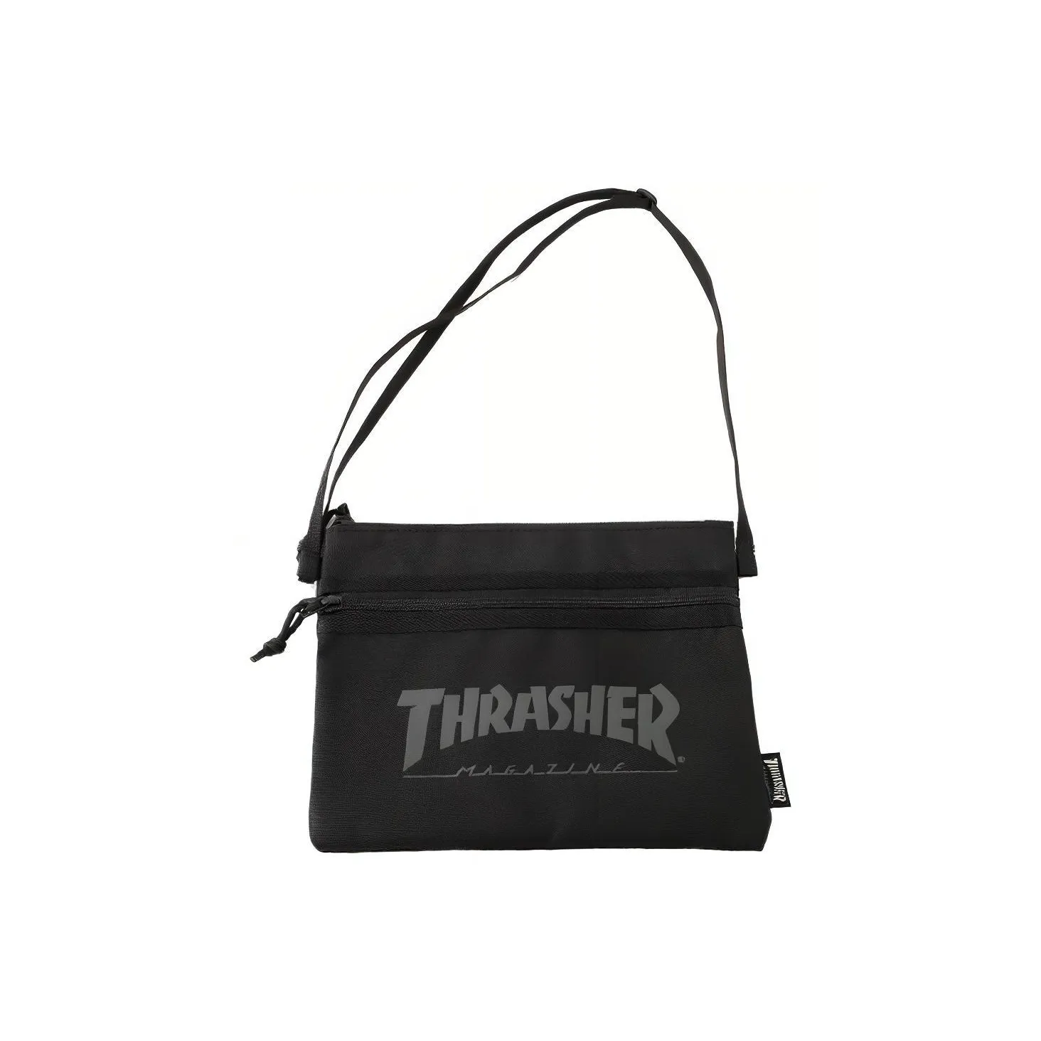 Thrasher Полиэстер Сумка через плечо Стандартная Унисекс Черный Текст Черный