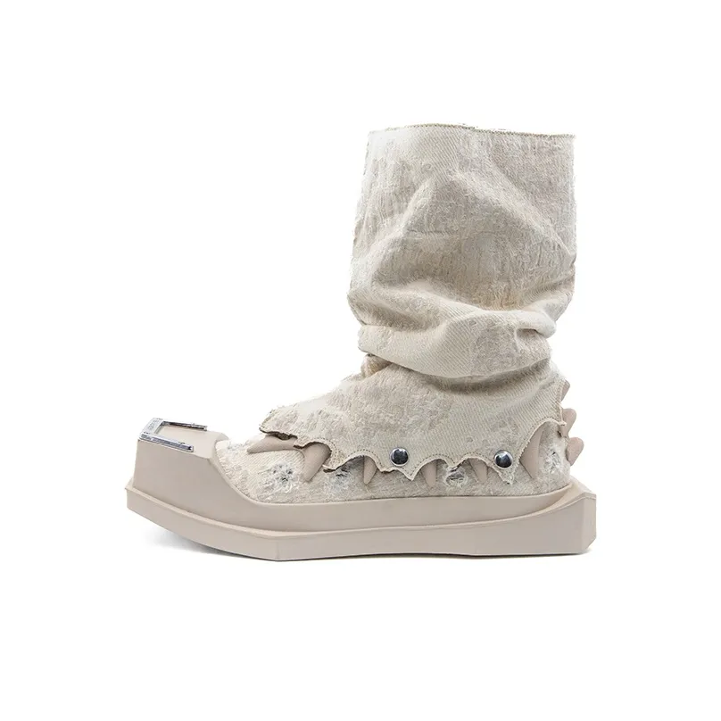 ANCIENT FOSSIL Anti Slip And Wear Resistant Height Increasing Low Top Skateboard Shoes Unisex Khaki