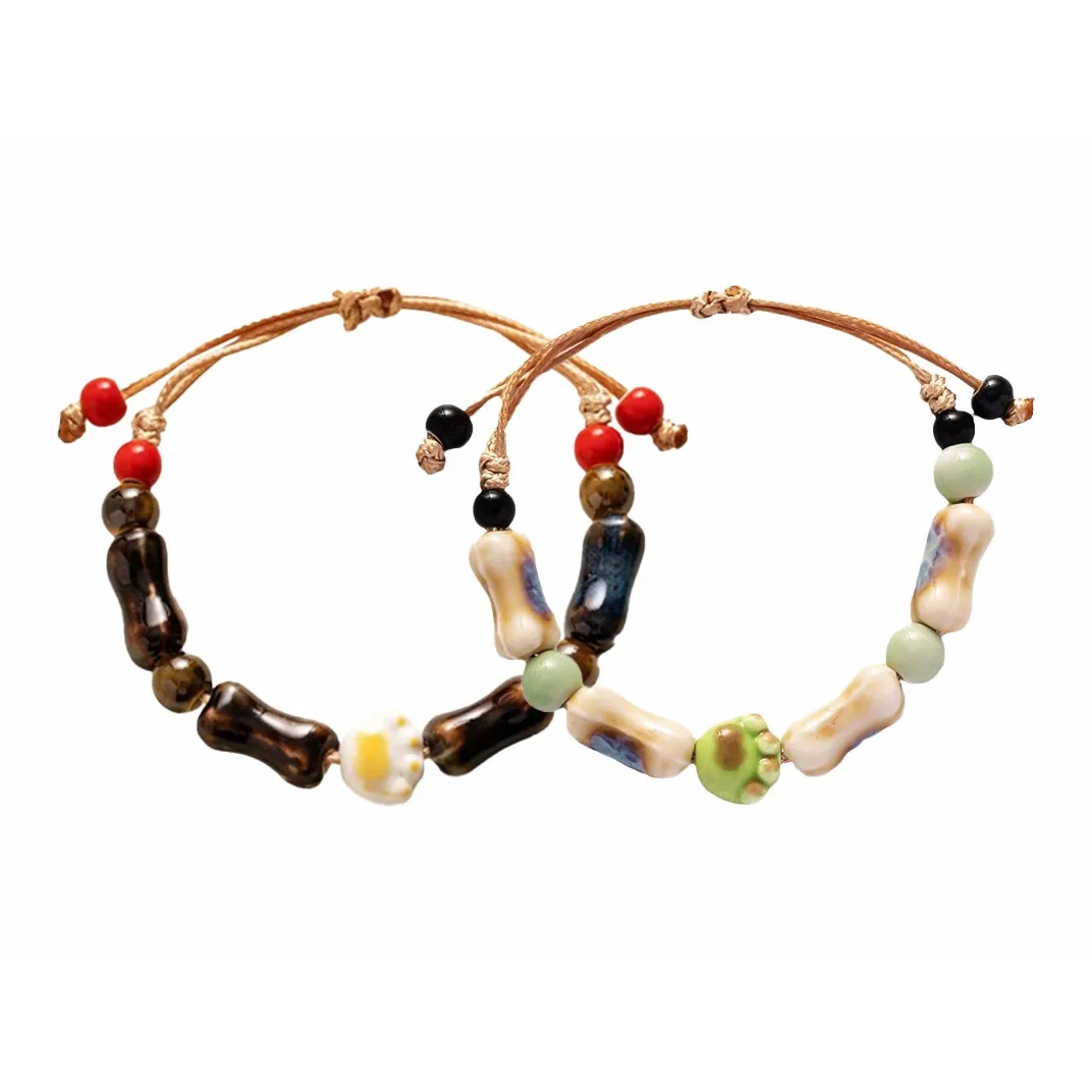 MUYAN Керамика Кошачья лапа Браслет Унисекс