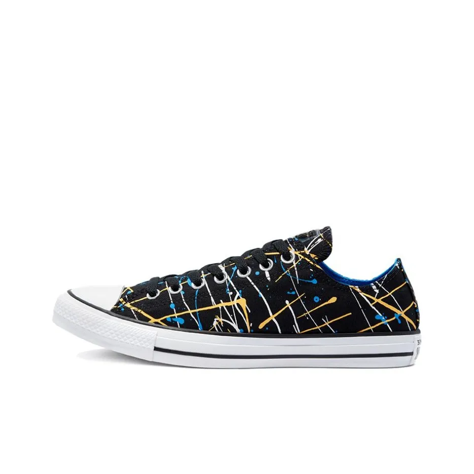 Converse Chuck Taylor All Star Low Топ Кеды Унисекс Краска Черно-желтый