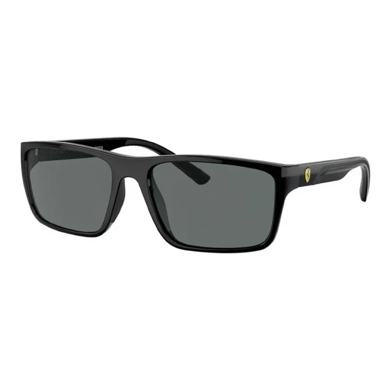 Ferrari Injection Molded Square Sunglasses Unisex Black