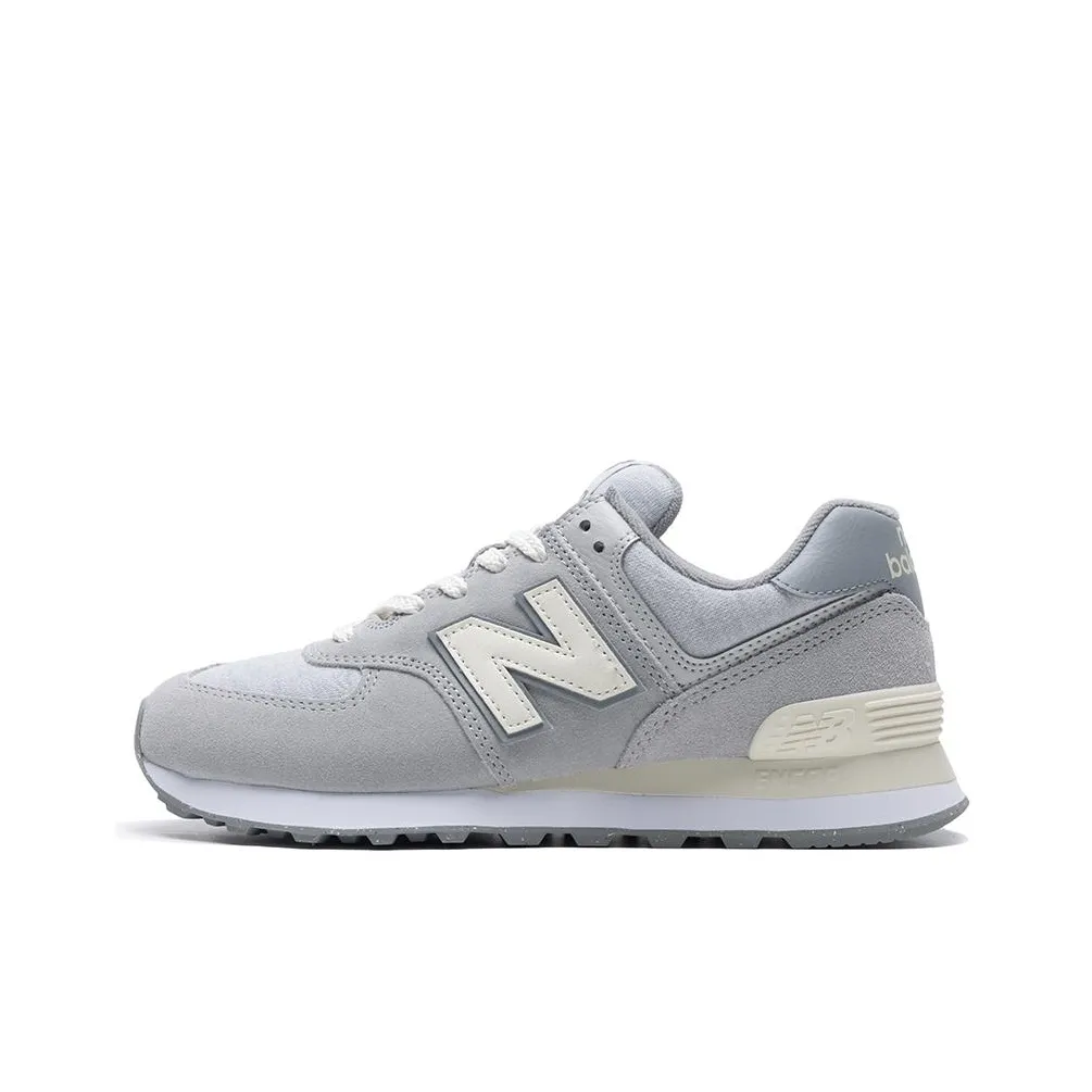 New Balance NB 574 Устойчивый к истиранию Низкий Топ Повседневная Городская Коммутерская Беговая Обувь Унисекс Серый