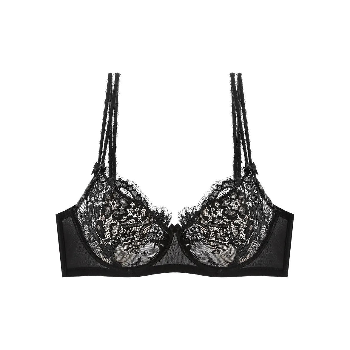 Emma Rose Черный Женские Бюстгальтеры