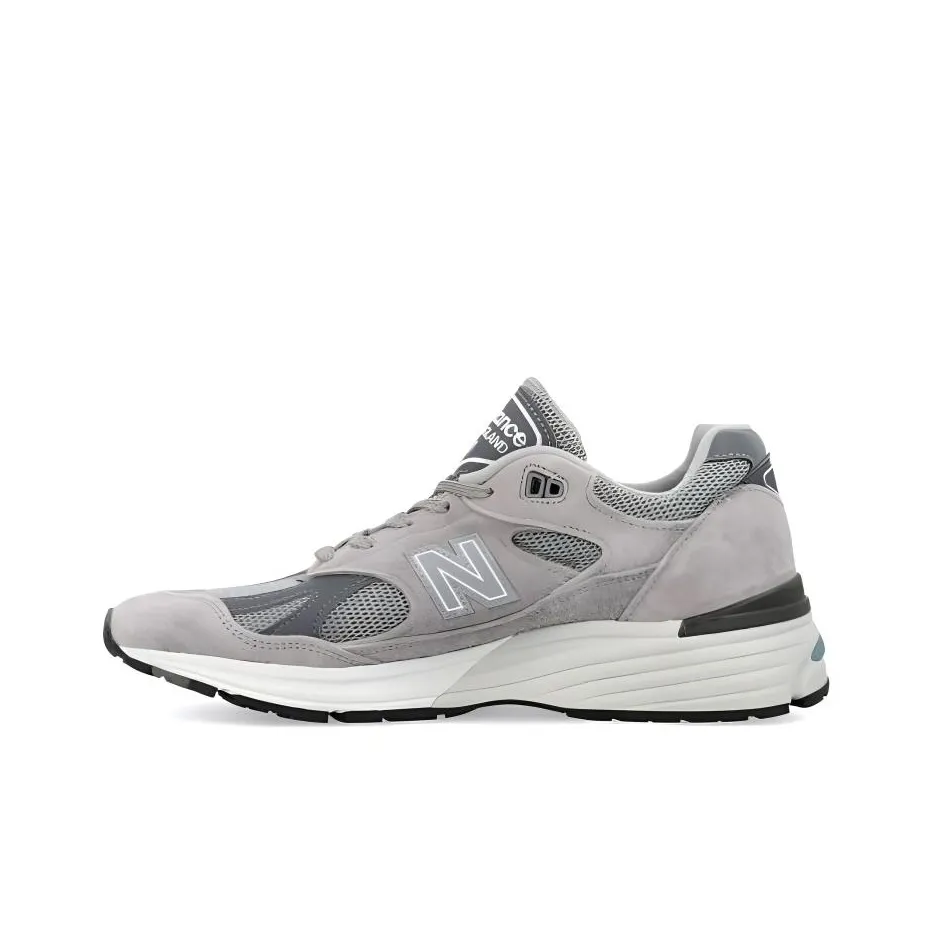 New Balance NB 991 Износостойкий Легкий Низкий Топ Беговые кроссовки Мужские Серые