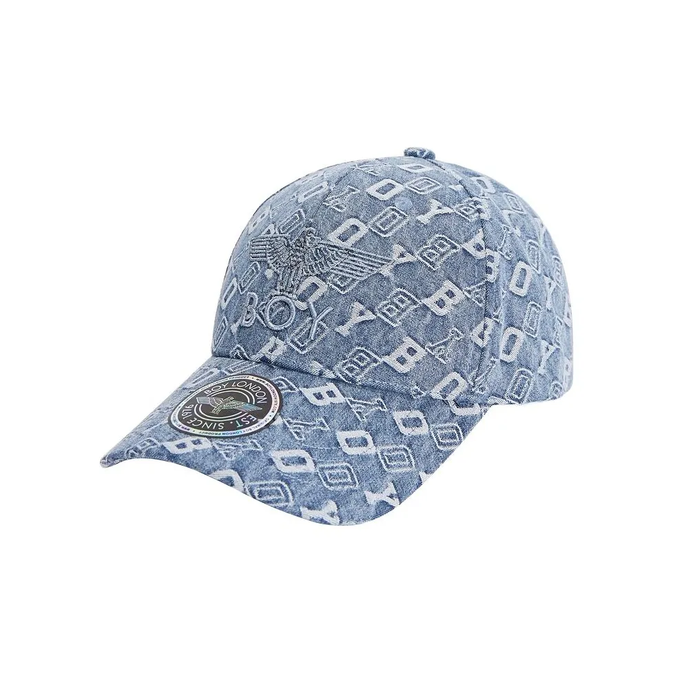 Boy London Cotton Baseball Caps Unisex Blue