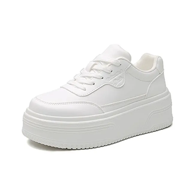 DUSTO Skateboard Shoes Women's Low Top White/Beige