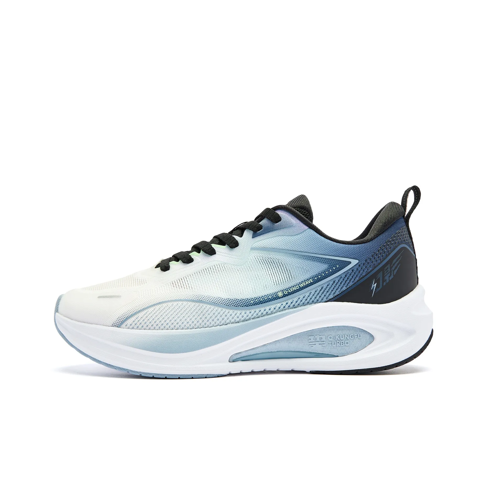 QIAODAN Phantom CITY Running Shoes Men's Low Top Hydrogen Blue Graphite Blue
